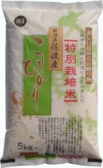 特別栽培米新潟県佐渡産コシヒカリ